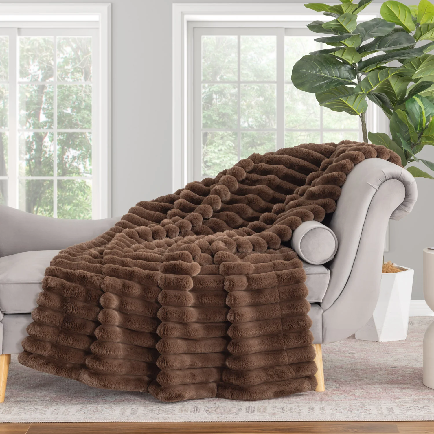 Acadia Faux Fur Throw - Image 24