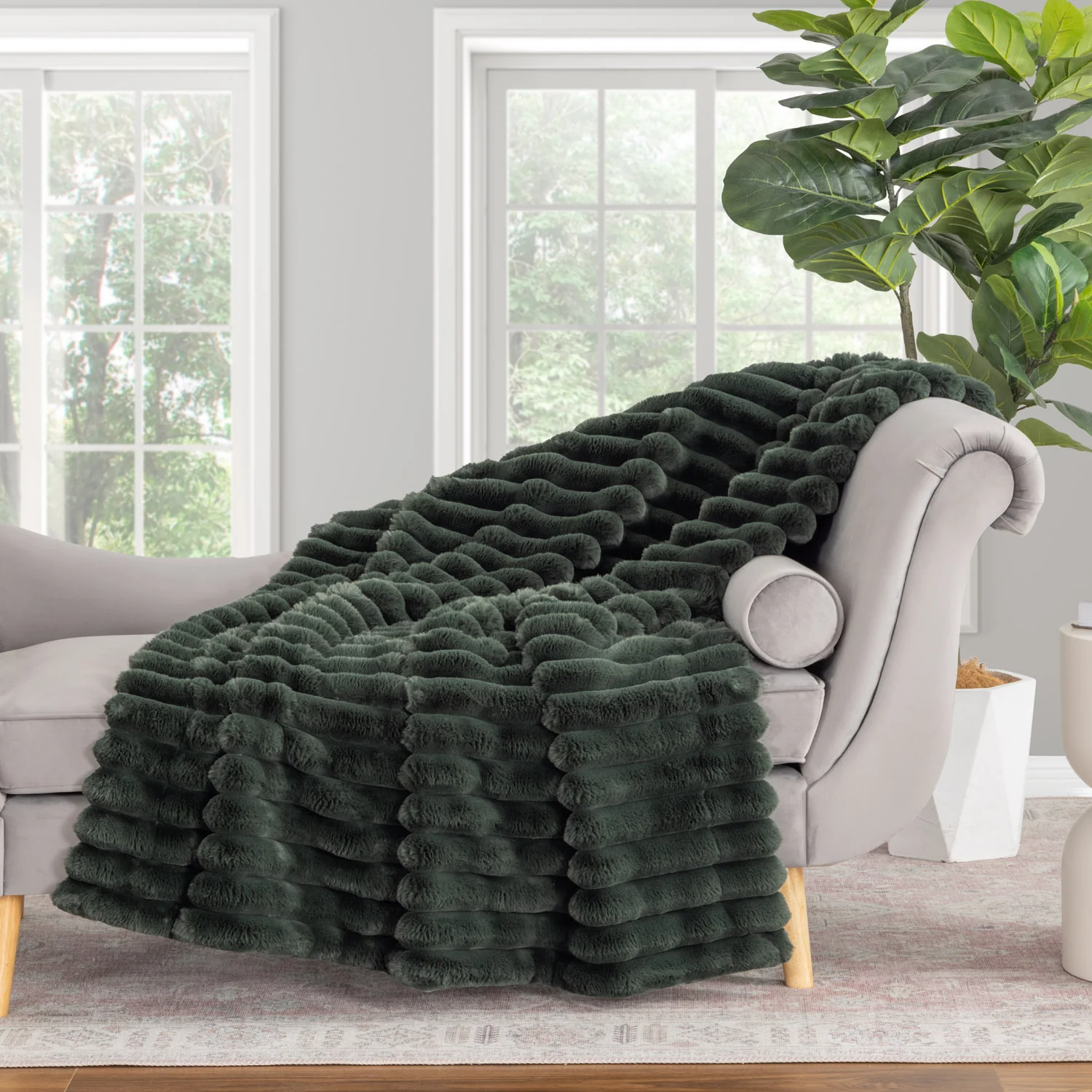 Acadia Faux Fur Throw - Image 5