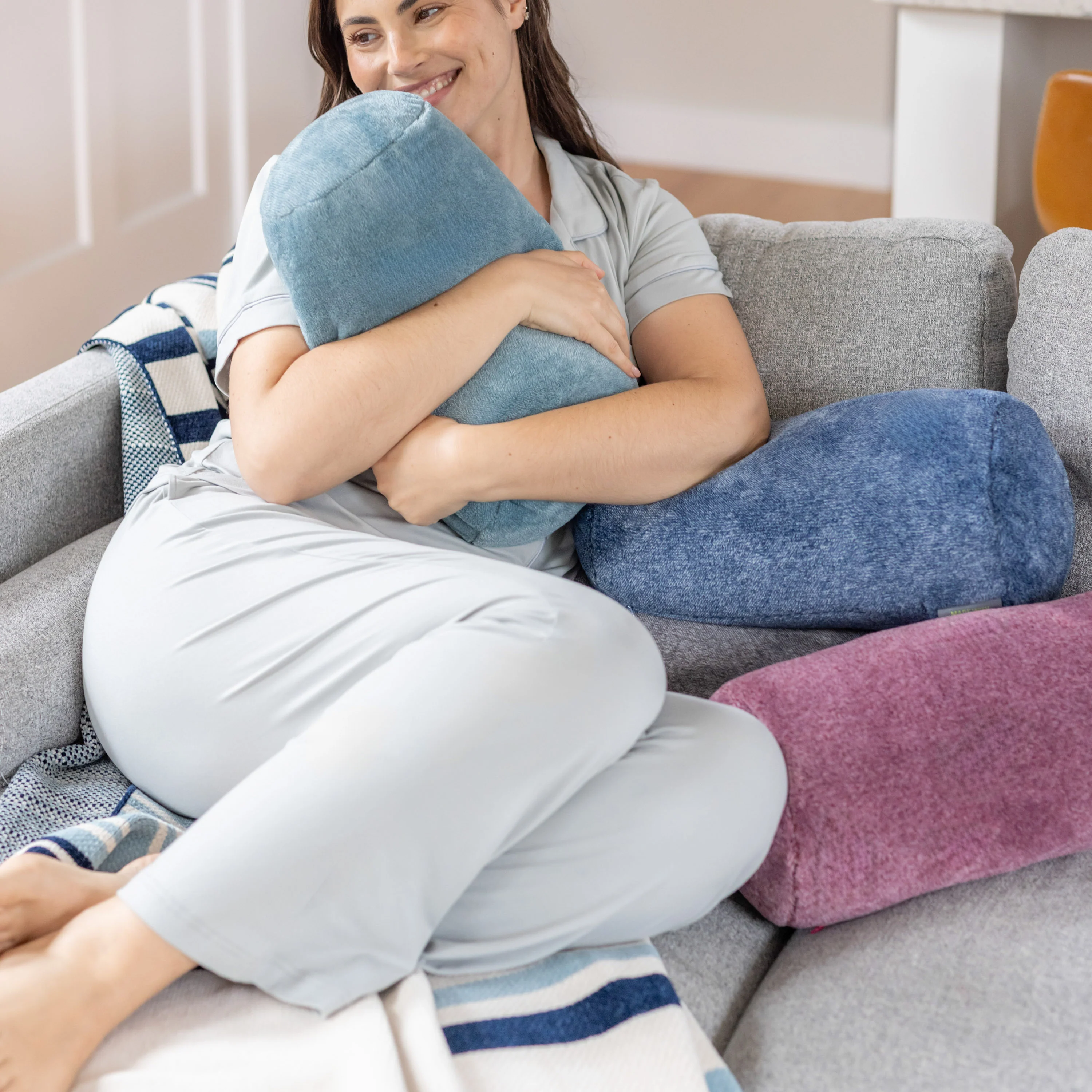 EcoThread® VelvetLoft® Neckroll Pillow - Image 24