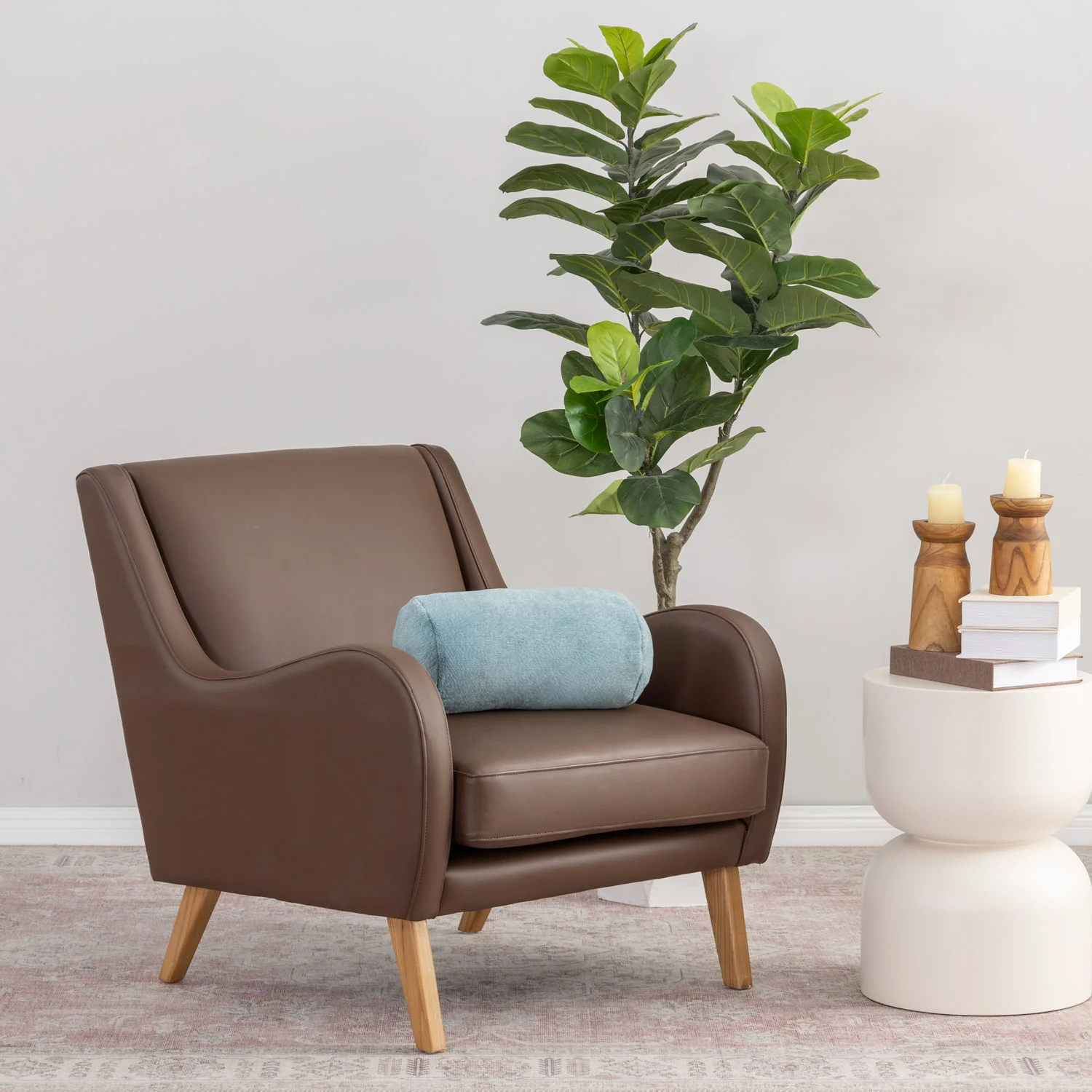 EcoThread® VelvetLoft® Neckroll Pillow - Image 25