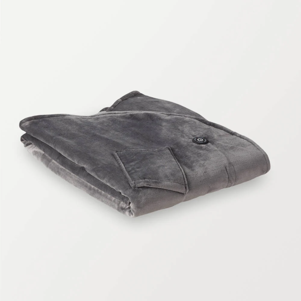 Heated VelvetLoft® Sherpa Wearable Throw - Image 14