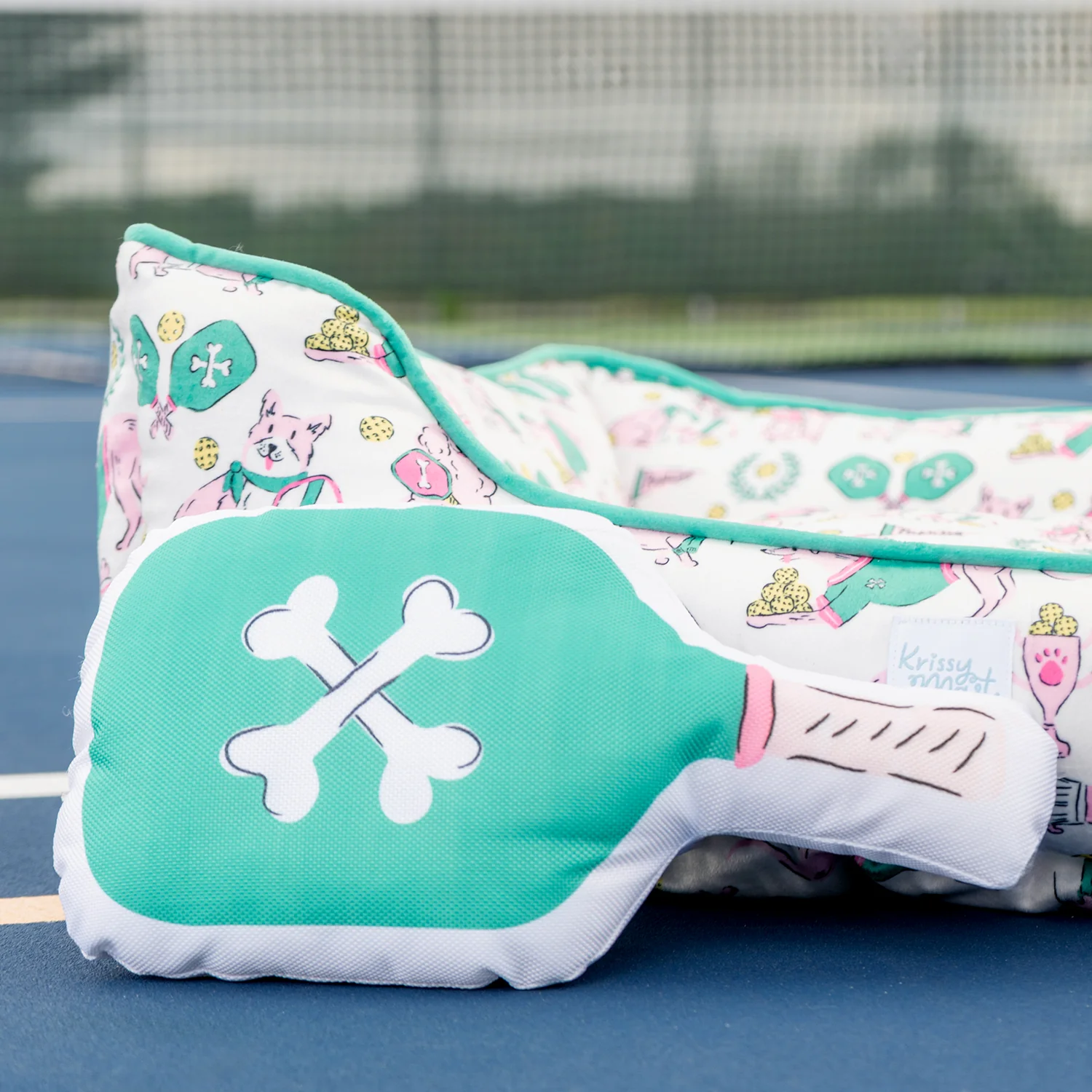 Pickleball Pet Bed & Dog Toy Set - Image 3