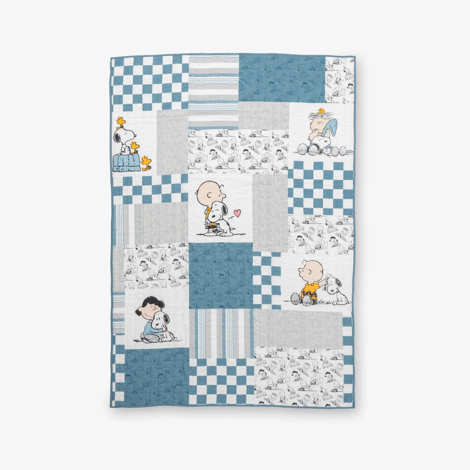 Peanuts® Patchwork Quilt Set - Image 11