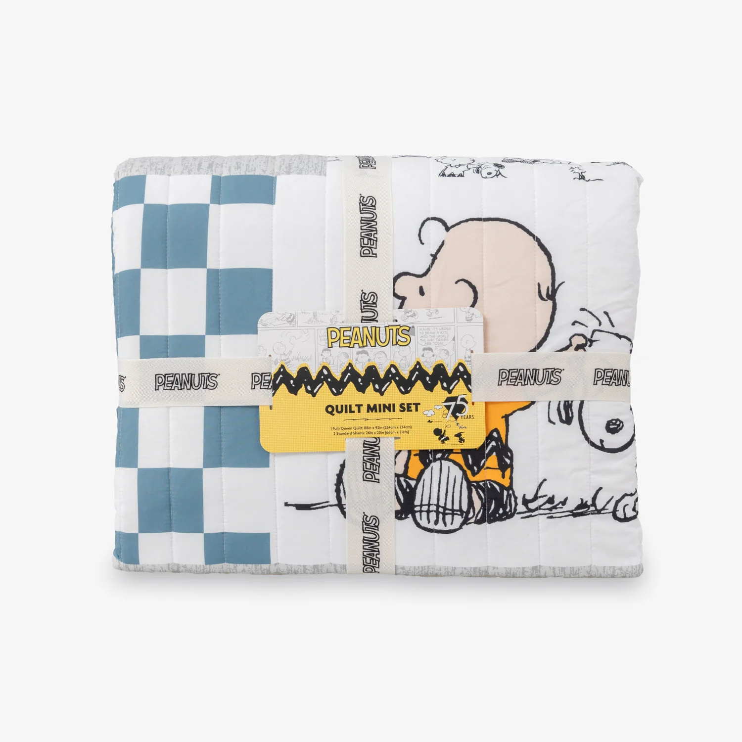 Peanuts® Patchwork Quilt Set - Image 13