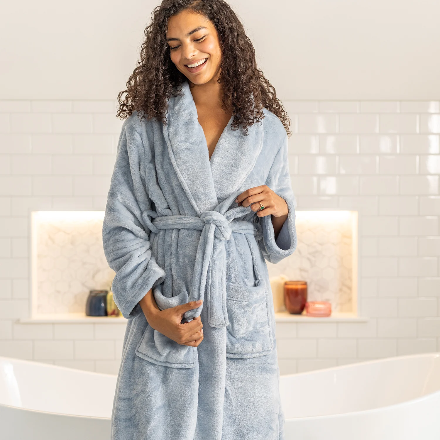 VelvetLoft® Plush Luxury Spa Robe - Image 13