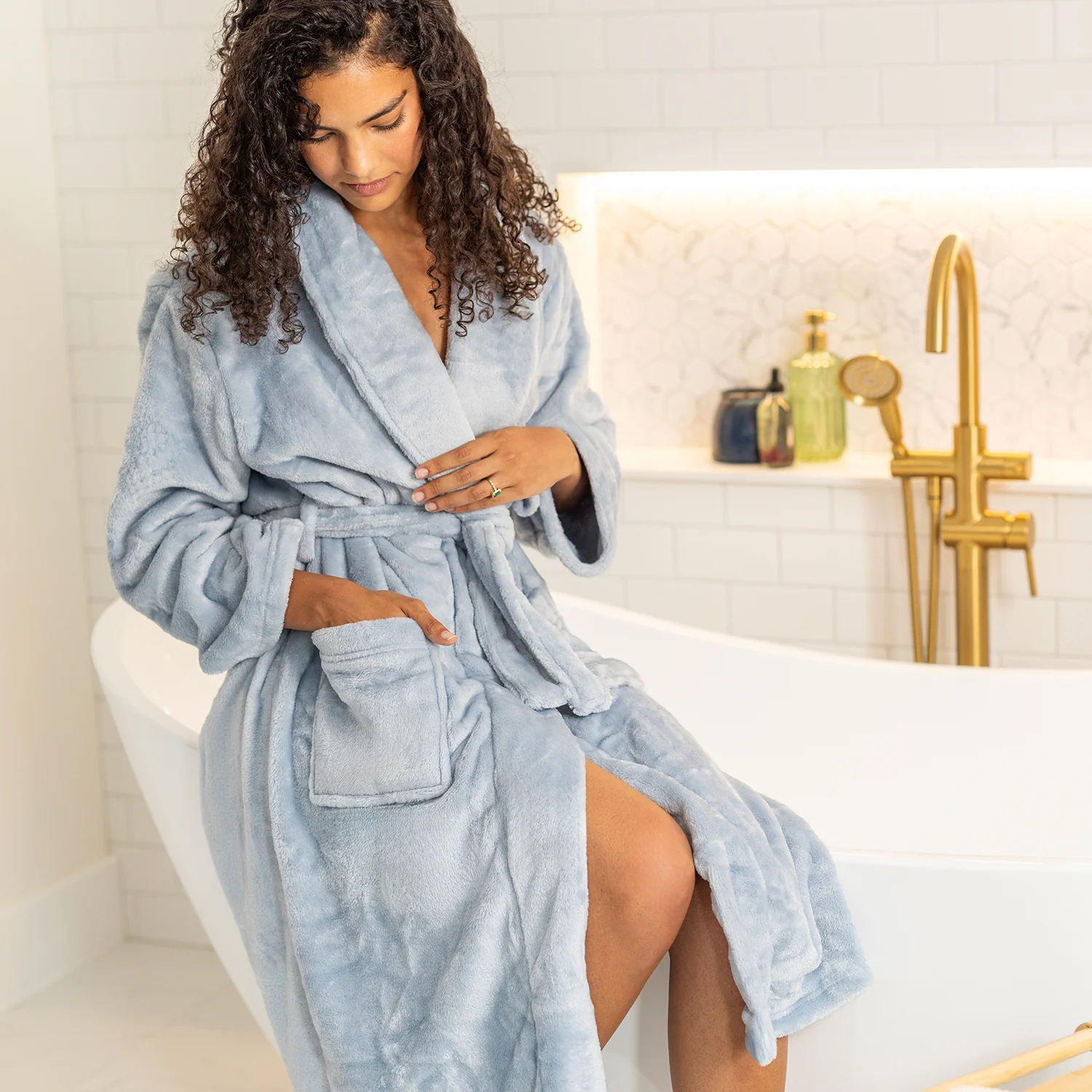 VelvetLoft® Plush Luxury Spa Robe - Image 17