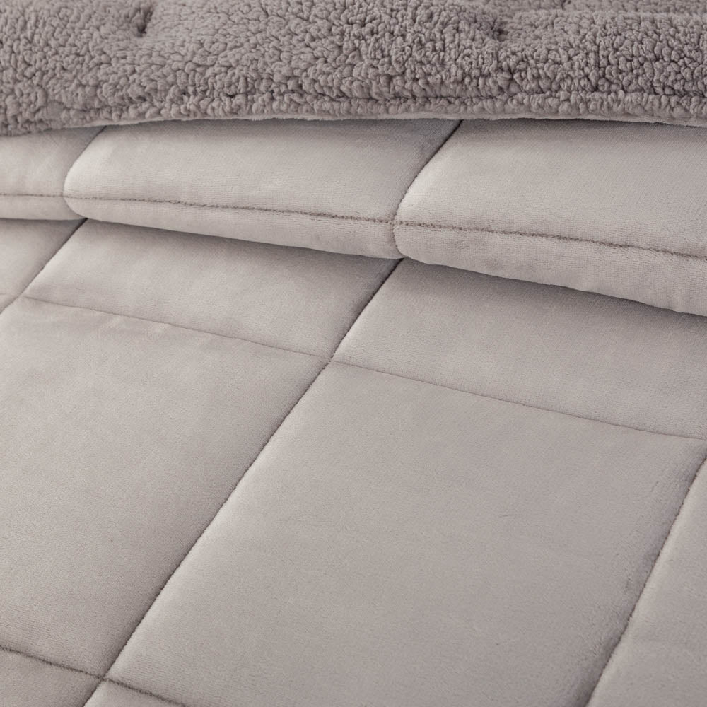 Reversible VelvetLoft® Sherpa Comforter Set - Image 33