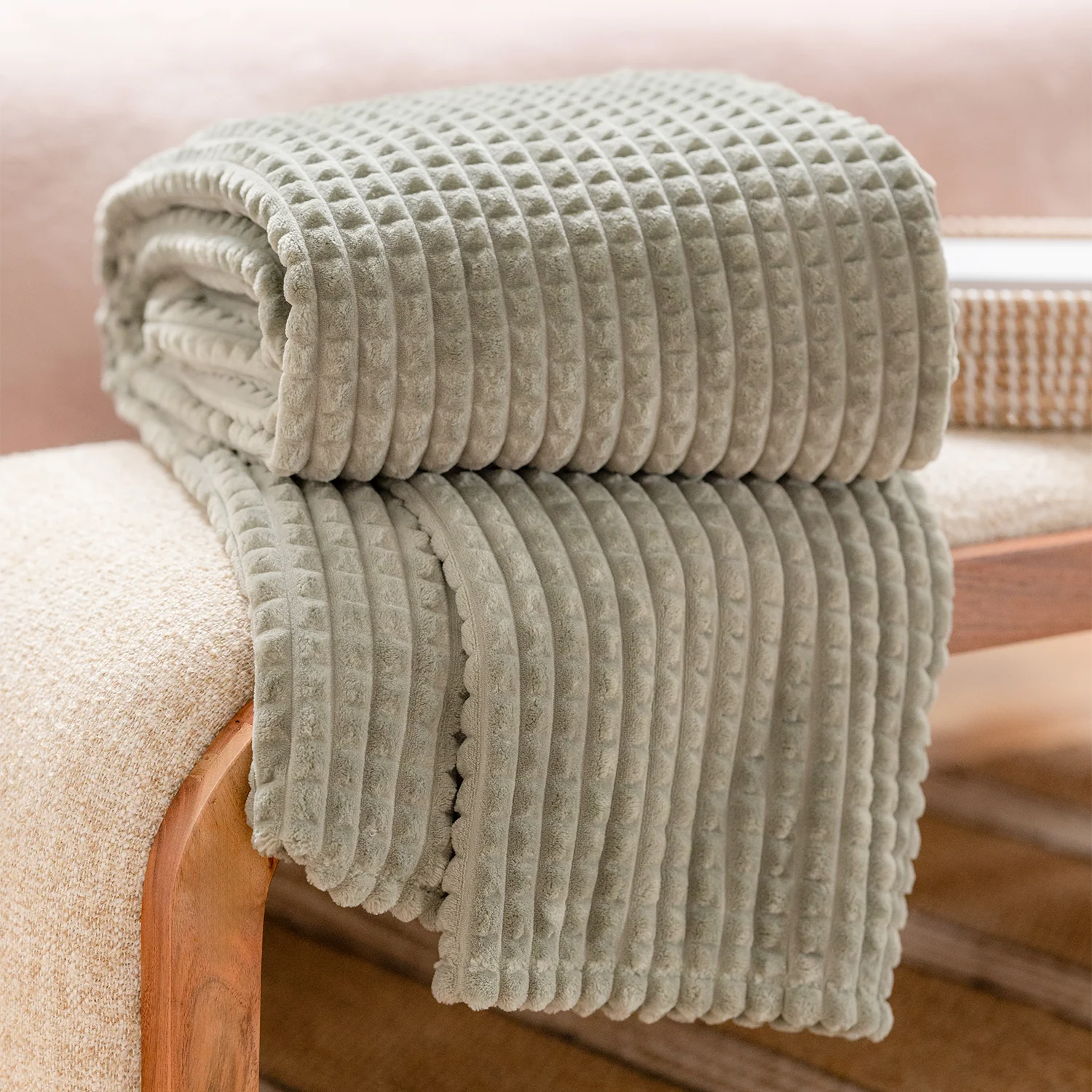 VelvetLoft® Waffle Blanket - Image 22